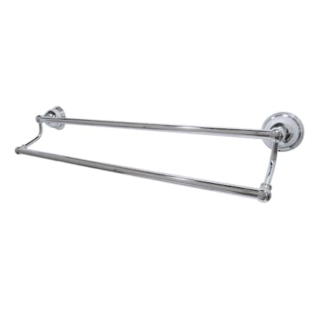 Kingston Brass Restoration 24" Dual Towel Bar, Polished Chrome BA3963C